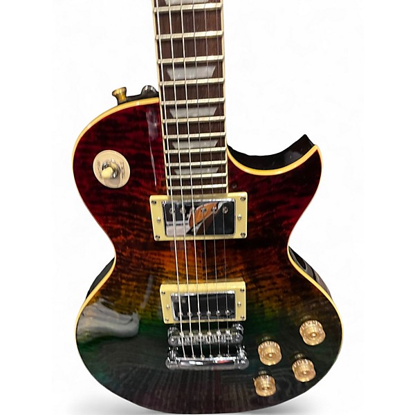 Used Kraken Les Paul Rainbow Solid Body Electric Guitar