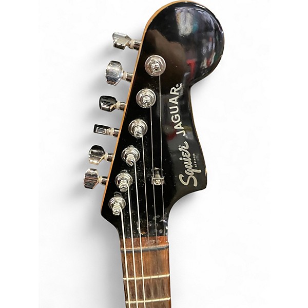 Used Squier contemporary jaguar hh Blue Solid Body Electric Guitar