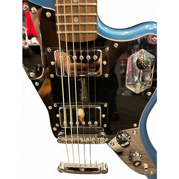 Used Squier contemporary jaguar hh Blue Solid Body Electric Guitar