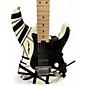 Used EVH Striped Series white and black  Solid Body Electric Guitar