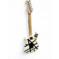 Used EVH Striped Series white and black  Solid Body Electric Guitar