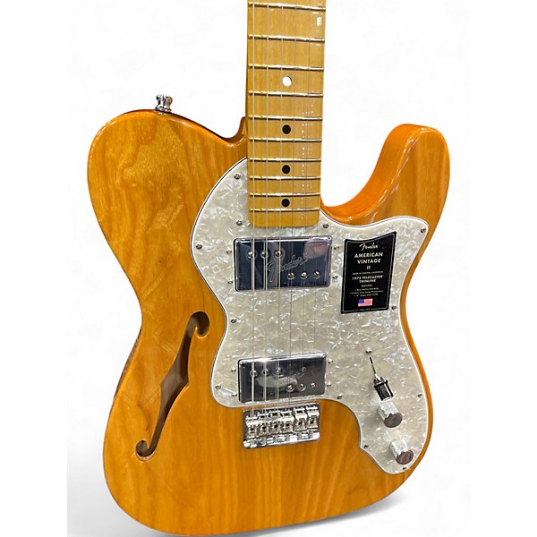 Used Fender American Vintage II 1972 Telecaster AGED NATURAL Hollow Body Electric Guitar