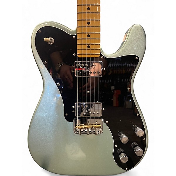 Used Fender American Professional Telecaster Deluxe Shawbucker Mint Green Solid Body Electric Guitar