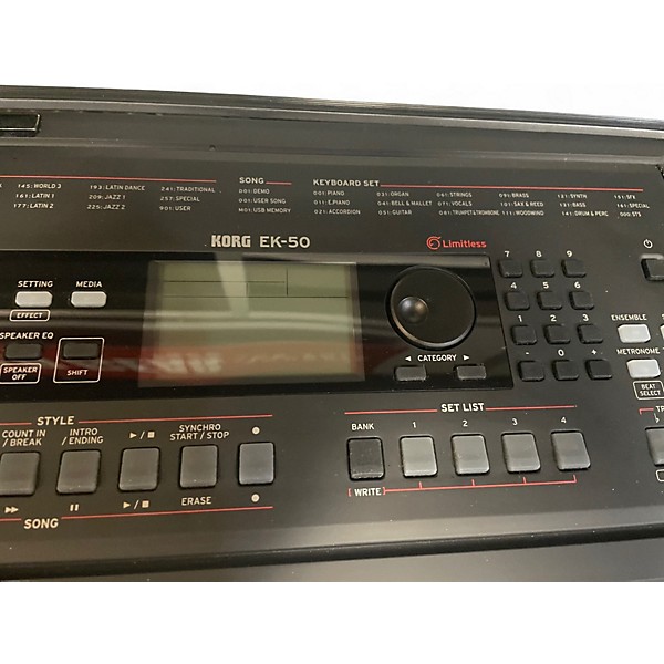 Used KORG EK-50 Keyboard Workstation