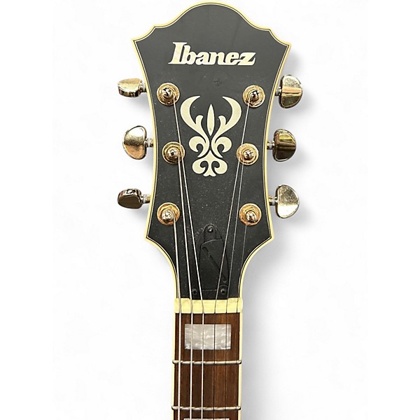 Used Ibanez AF75G Satin Black Hollow Body Electric Guitar