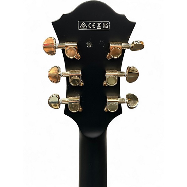 Used Ibanez AF75G Satin Black Hollow Body Electric Guitar