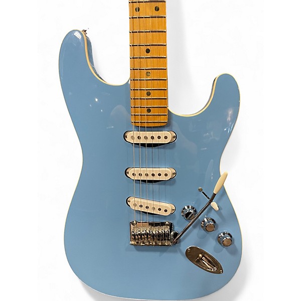 Used Fender Aerodyne Stratocaster Sky blue Solid Body Electric Guitar