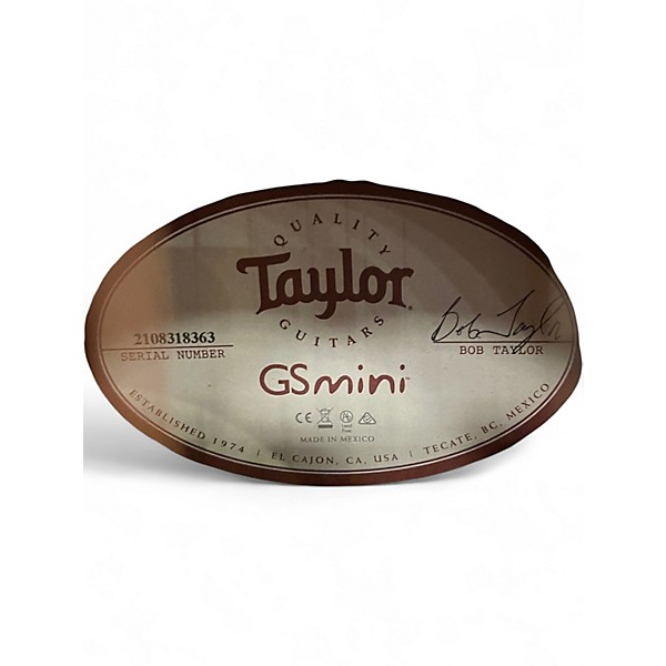 Used 2018 Taylor GS Mini-e Natural Acoustic Electric Guitar