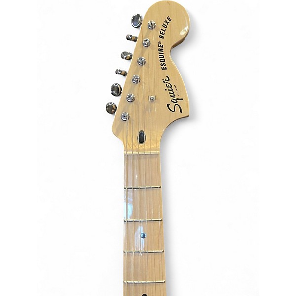 Used Squier esquire deluxe Mocha Solid Body Electric Guitar