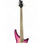 Used Jackson Js3vq Purple phaze Electric Bass Guitar