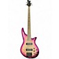 Used Jackson Js3vq Purple phaze Electric Bass Guitar