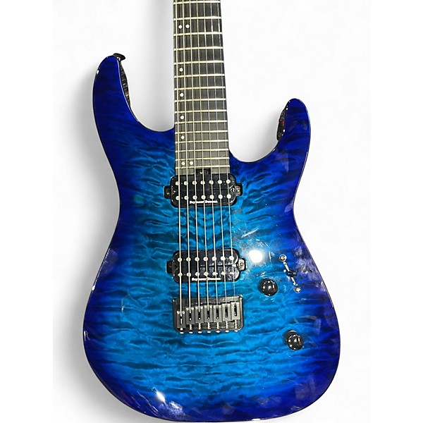 Used Jackson Dk7q ht Chorine burst Solid Body Electric Guitar