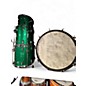 Used Ludwig 4 Piece Legacy Mahogany Bonham Green Sparkle Drum Kit thumbnail