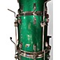 Used Ludwig 4 Piece Legacy Mahogany Bonham Green Sparkle Drum Kit