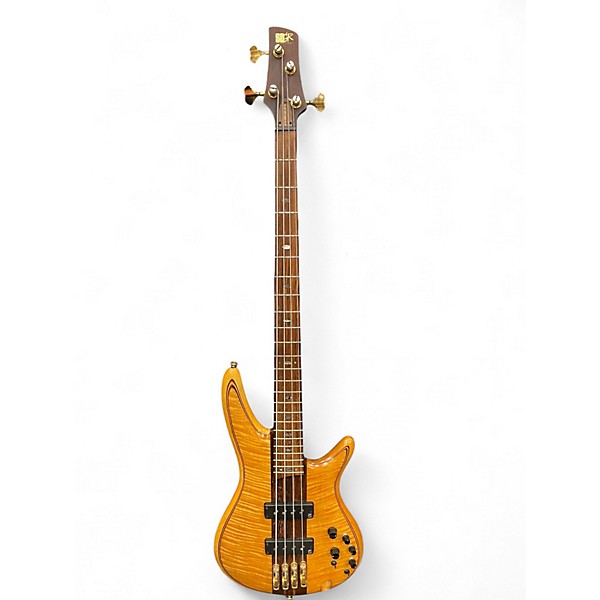 Used Ibanez SR1400 Natural Electric Bass Guitar