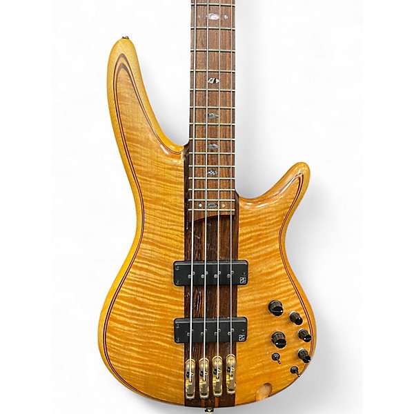 Used Ibanez SR1400 Natural Electric Bass Guitar