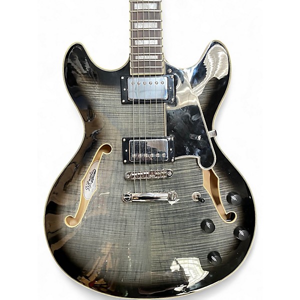 Used D'Angelico Premier Series DC Trans Grey Hollow Body Electric Guitar