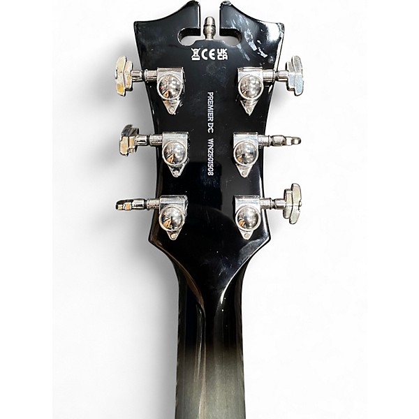 Used D'Angelico Premier Series DC Trans Grey Hollow Body Electric Guitar