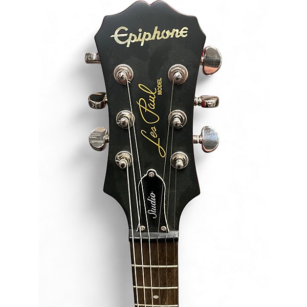 Used Epiphone Les Paul Studio Red Solid Body Electric Guitar