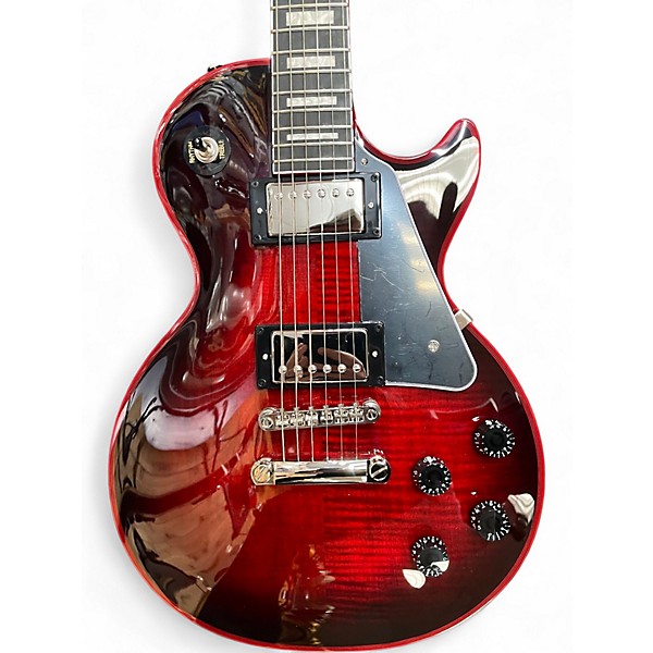 Used Epiphone Les Paul Custom Widow Red Burst Solid Body Electric Guitar