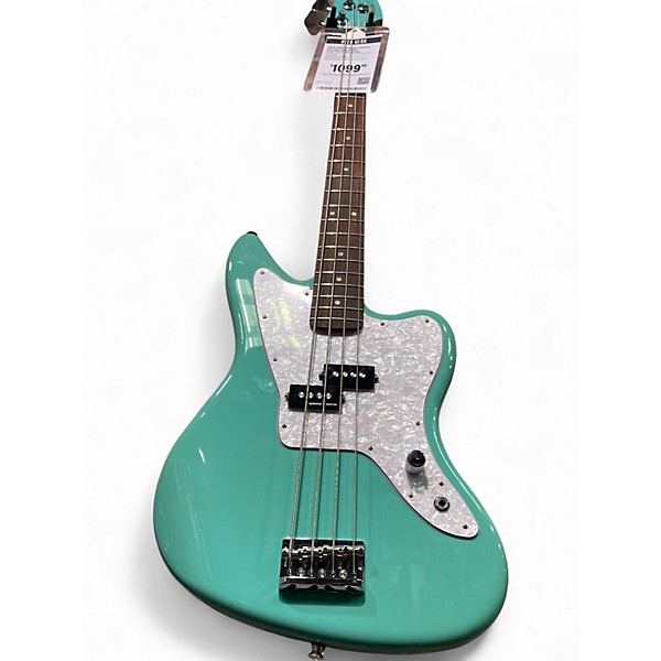 Used Fender MARK HOPPUS JAG Seafoam Green Electric Bass Guitar