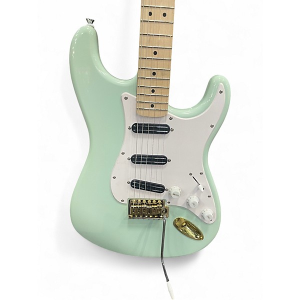 Used Squier sonic stratocaster moded Seafoam Green Solid Body Electric Guitar