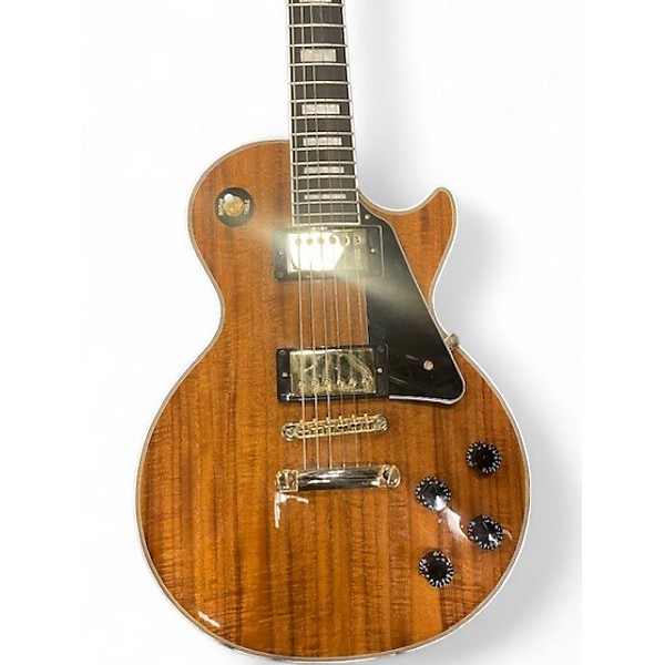 Used Epiphone Les Paul Custom Natural Solid Body Electric Guitar