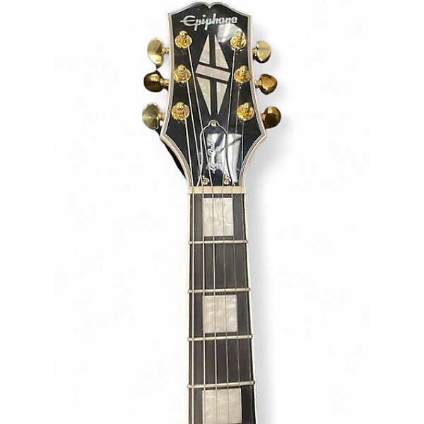 Used Epiphone Les Paul Custom Natural Solid Body Electric Guitar