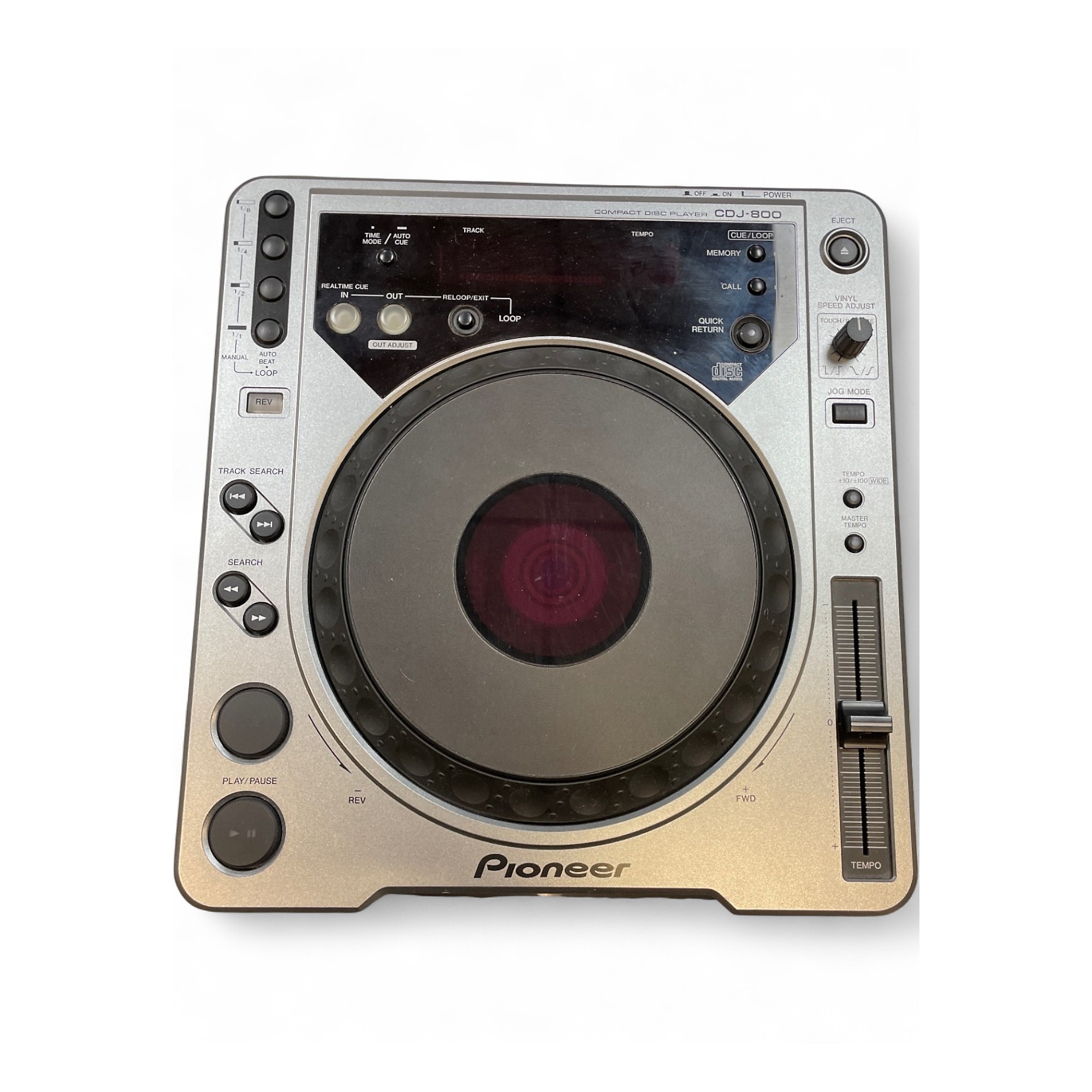 Pioneer Center Guitar | Player DJ CDJ800 DJ Pioneer 2000s Used ジャンク品 CDJ-800 DJ機材
