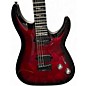 Used Schecter Guitar Research OMEN ELITE Black Cherry Burst Solid Body Electric Guitar