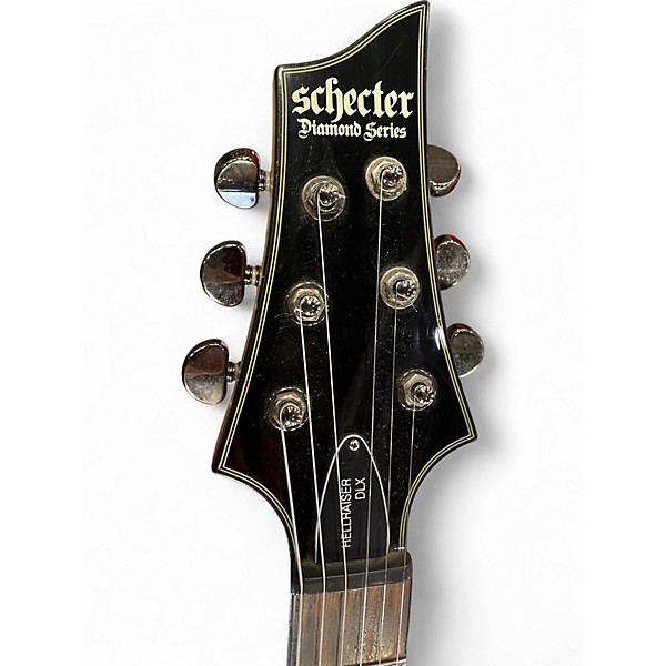 Used Schecter Guitar Research Hellraiser Deluxe RED Solid Body Electric Guitar
