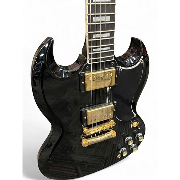Used Epiphone SG CUSTOM Black Solid Body Electric Guitar