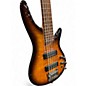 Used Ibanez SR405 Quilt Maple dragon eye burst Electric Bass Guitar