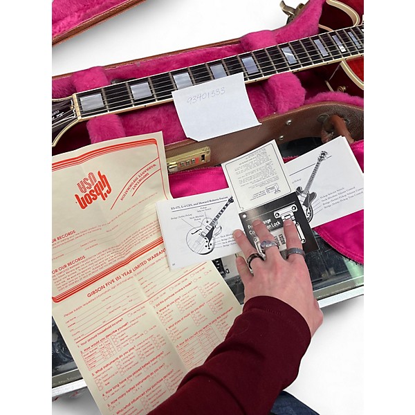 Vintage 1991 Gibson Les Paul Custom Ice Tea Burst Solid Body Electric Guitar