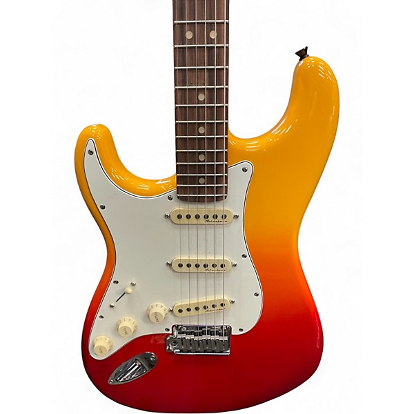 Used Fender Player Plus Stratocaster Left Handed Tequila Sunrise Electric Guitar