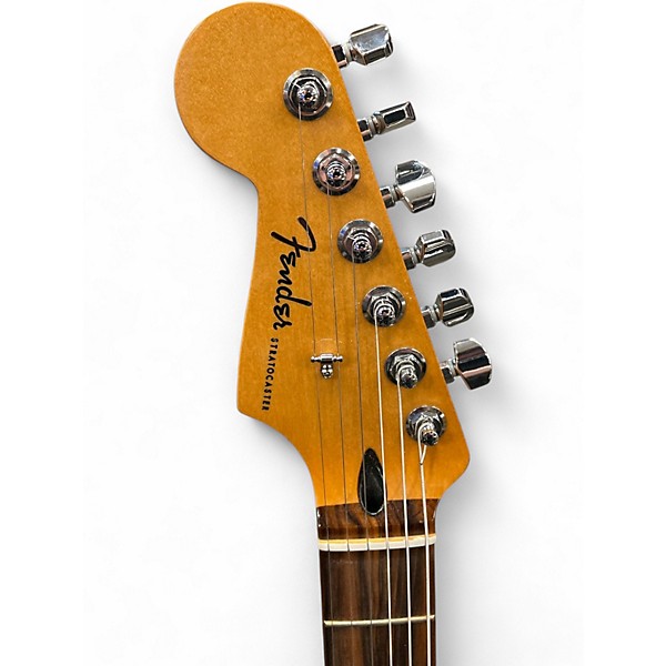 Used Fender Player Plus Stratocaster Left Handed Tequila Sunrise Electric Guitar