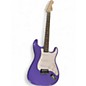Used Squier SONIC STRATOCASTER Purple Solid Body Electric Guitar thumbnail