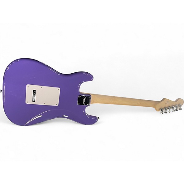 Used Squier SONIC STRATOCASTER Purple Solid Body Electric Guitar