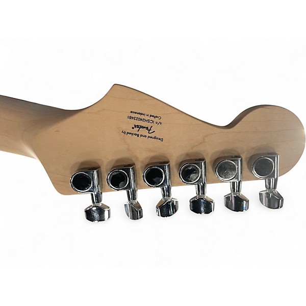 Used Squier SONIC STRATOCASTER Purple Solid Body Electric Guitar