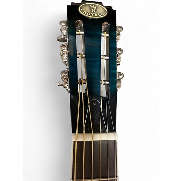 Used Royall Resonators TRICONE TRIFONIUM CUTAWAY Blue Resonator Guitar