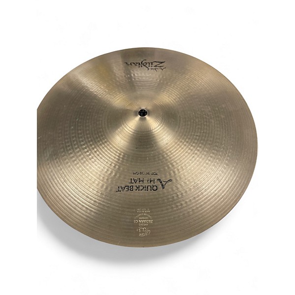 Used Zildjian 14in Quick Beat Hi Hat Pair Cymbal