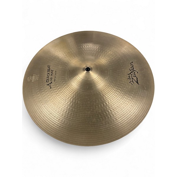 Used Zildjian 14in Quick Beat Hi Hat Pair Cymbal