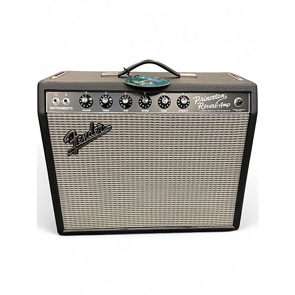 Used Fender 65 Princeton Reverb 1x10 15W Tube Guitar Combo Amp