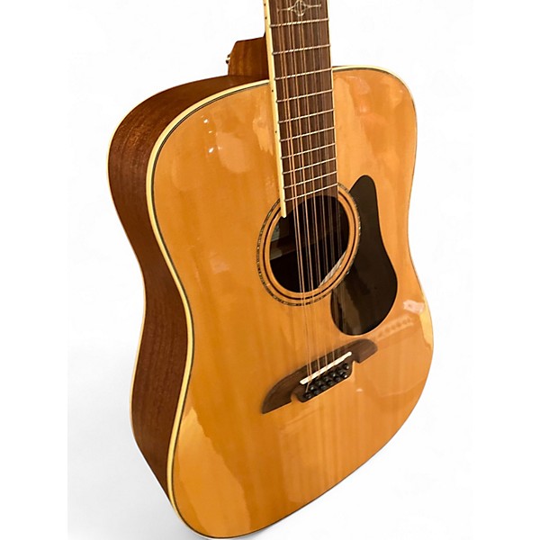 Used Alvarez AD6012CD Artist Series Natural 12 String Acoustic Guitar