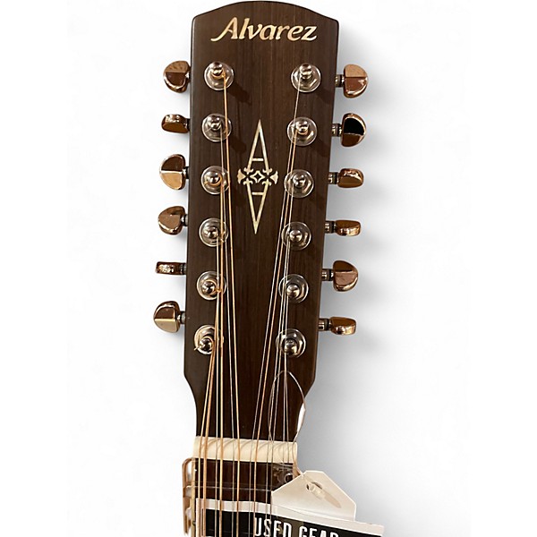 Used Alvarez AD6012CD Artist Series Natural 12 String Acoustic Guitar