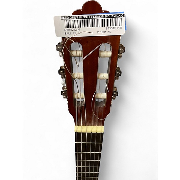 Used Greg Bennett Design by Samick C1 Natural Classical Acoustic Guitar