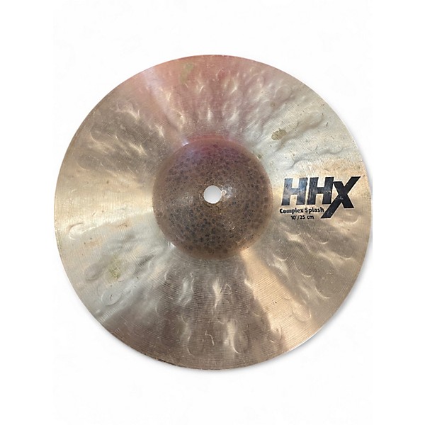 Used SABIAN 10in hhx complex splash Cymbal