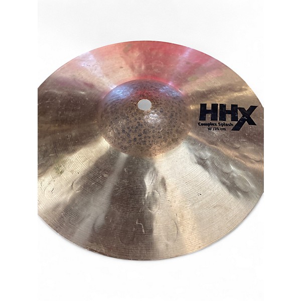 Used SABIAN 10in hhx complex splash Cymbal