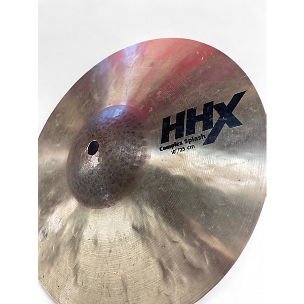 Used SABIAN 10in hhx complex splash Cymbal