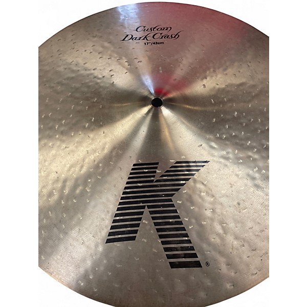 Used Zildjian 17in K Custom Dark Crash Cymbal
